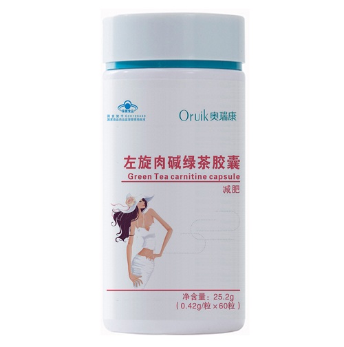 奥瑞康左旋肉碱绿茶胶囊