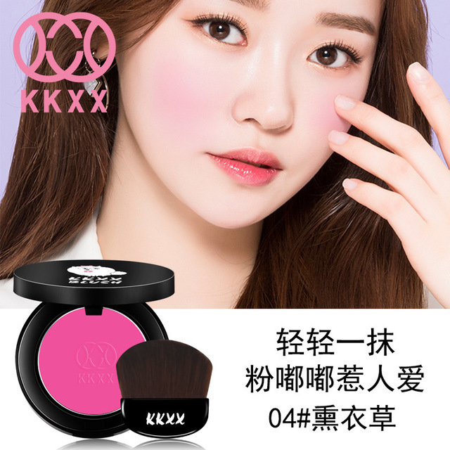 新品单色腮红持久桃花妆裸妆哑光/珠光胭脂彩妆