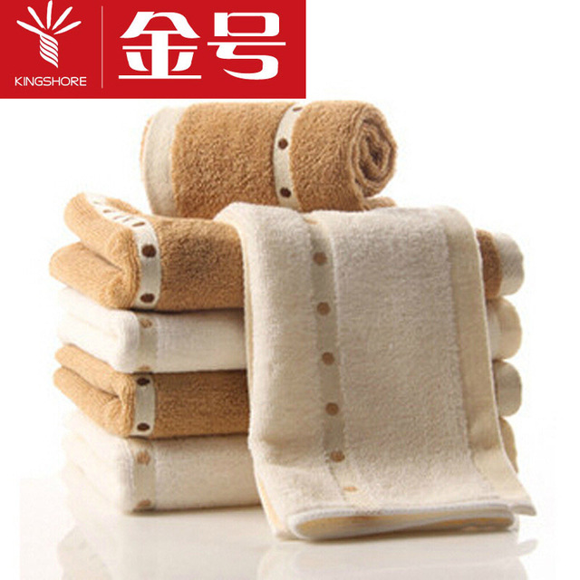 【金号】正品纯棉毛巾80*34/74*34纯棉提缎面巾